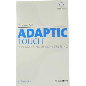 ADAPTIC Touch Non-Adhering Sili. Dres. 7.6x5cm, 10 ST