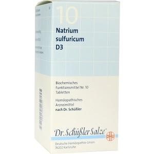 BIOCHEMIE DHU 10 Natrium sulfuricum D 3 Tabletten, 420 ST