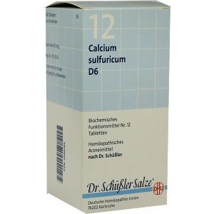 BIOCHEMIE DHU 12 Calcium sulfuricum D 6 Tabletten, 420 ST