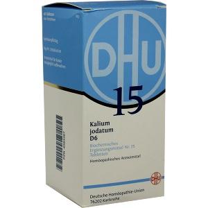 BIOCHEMIE DHU 15 Kalium jodatum D 6 Tabletten, 420 ST