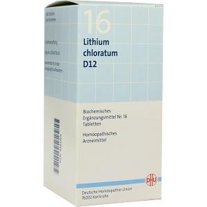 BIOCHEMIE DHU 16 Lithium chloratum D12 Tabletten, 420 ST
