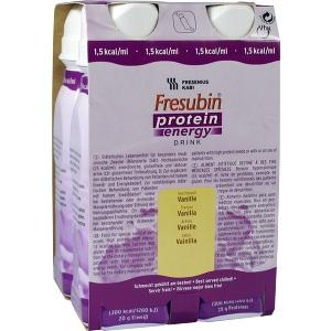 Fresubin protein energy DRINK Vanille Trinkflasche, 4x200 ML
