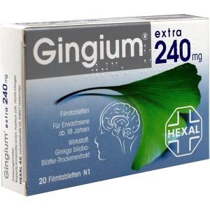 Gingium extra 240mg Filmtabletten, 20 ST