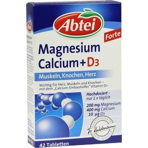 Abtei Magnesium Calcium + D3, 42 ST