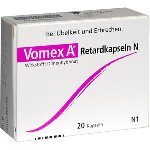 Vomex A Retardkapseln N, 20 ST