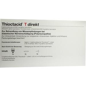Thioctacid T direkt + Zubehör, 5x50 ML