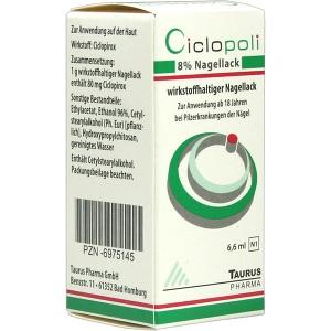 Ciclopoli 8% Nagellack, 6.6 ML