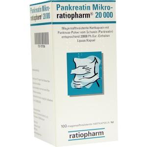 Pankreatin Mikro-ratiopharm 20000, 100 ST