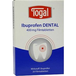 Togal Ibuprofen Dental 400mg Filmtabletten, 20 ST