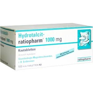 Hydrotalcit-ratiopharm 1000mg Kautabletten, 100 ST