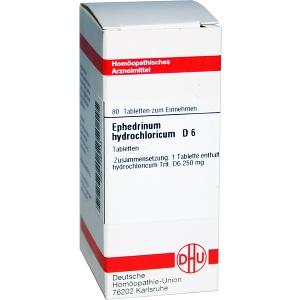 EPHEDRINUM HYDROCHLO D 6, 80 ST