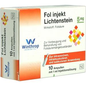 Fol injekt Lichtenstein, 10x1 ML