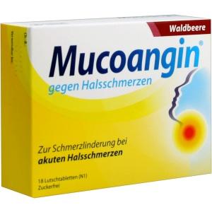 Mucoangin Waldbeere 20 mg Lutschtabletten, 18 ST