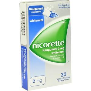 nicorette Kaugummi 2mg whitemint, 30 ST