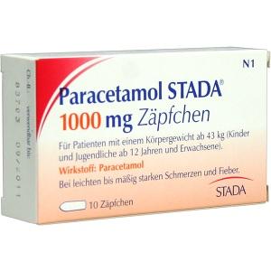 Paracetamol STADA 1000mg Zäpfchen, 10 ST