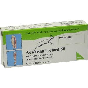 Aescusan retard 50, 20 ST