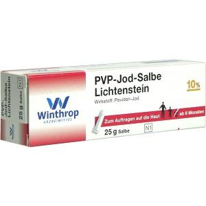 PVP-Jod Salbe Lichtenstein, 25 G