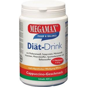 MEGAMAX DIÄT DRINK CAPPUCCINO, 425 G