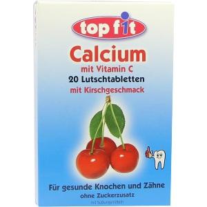 TOPFIT CALCIUM + VITAMIN C LUTSCHTABLETTEN, 20 ST