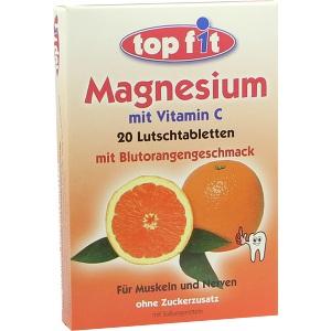 TOPFIT MAGNESIUM + VITAMIN C LUTSCHTABLETTEN, 20 ST