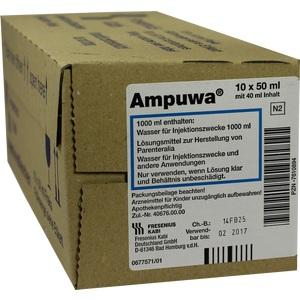 Ampuwa 50ml Frekafl.(mit 40ml Inhalt), 10X40 ML