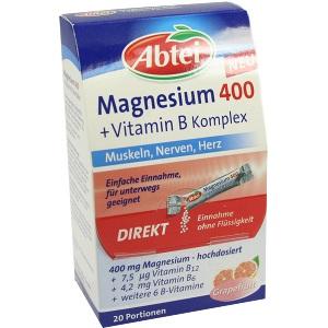 ABTEI Magnesium 400 + Vitamin B Komplex, 20 ST
