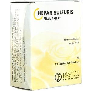 HEPAR SULFURIS SIMILIAPLEX, 100 ST