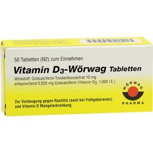 Vitamin D3-Wörwag Tabletten, 50 ST