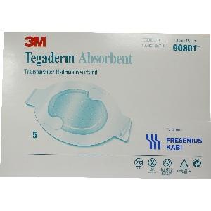 Tegaderm Absorbent oval 11.1x12.7cm Verband, 5 ST