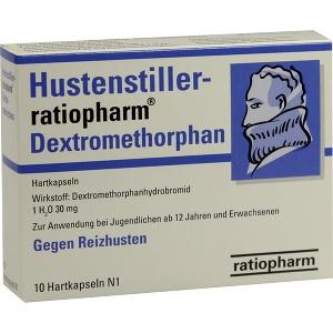 Hustenstiller-ratiopharm Dextromethorphan, 10 ST