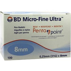 BD Micro-Fine Ultra Pen-Nadel 0.25x8mm, 100 ST
