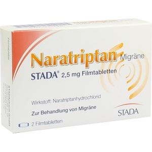 Naratriptan Migräne STADA 2.5mg Filmtabletten, 2 ST