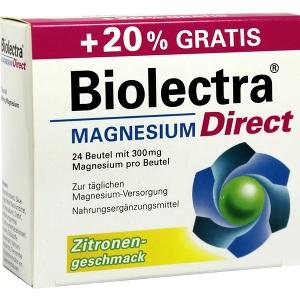 Biolectra Magnesium Direct Zitrone AKTION, 24 ST