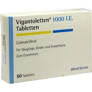 Vigantoletten 1000I.E. Tabletten, 50 ST