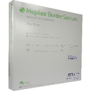 Mepilex Border Sacrum Verband 18x18 cm, 10 ST