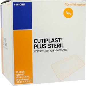 Cutiplast 10x7.8cm plus steril, 55 ST
