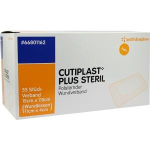 Cutiplast 15x7.8cm plus steril, 55 ST